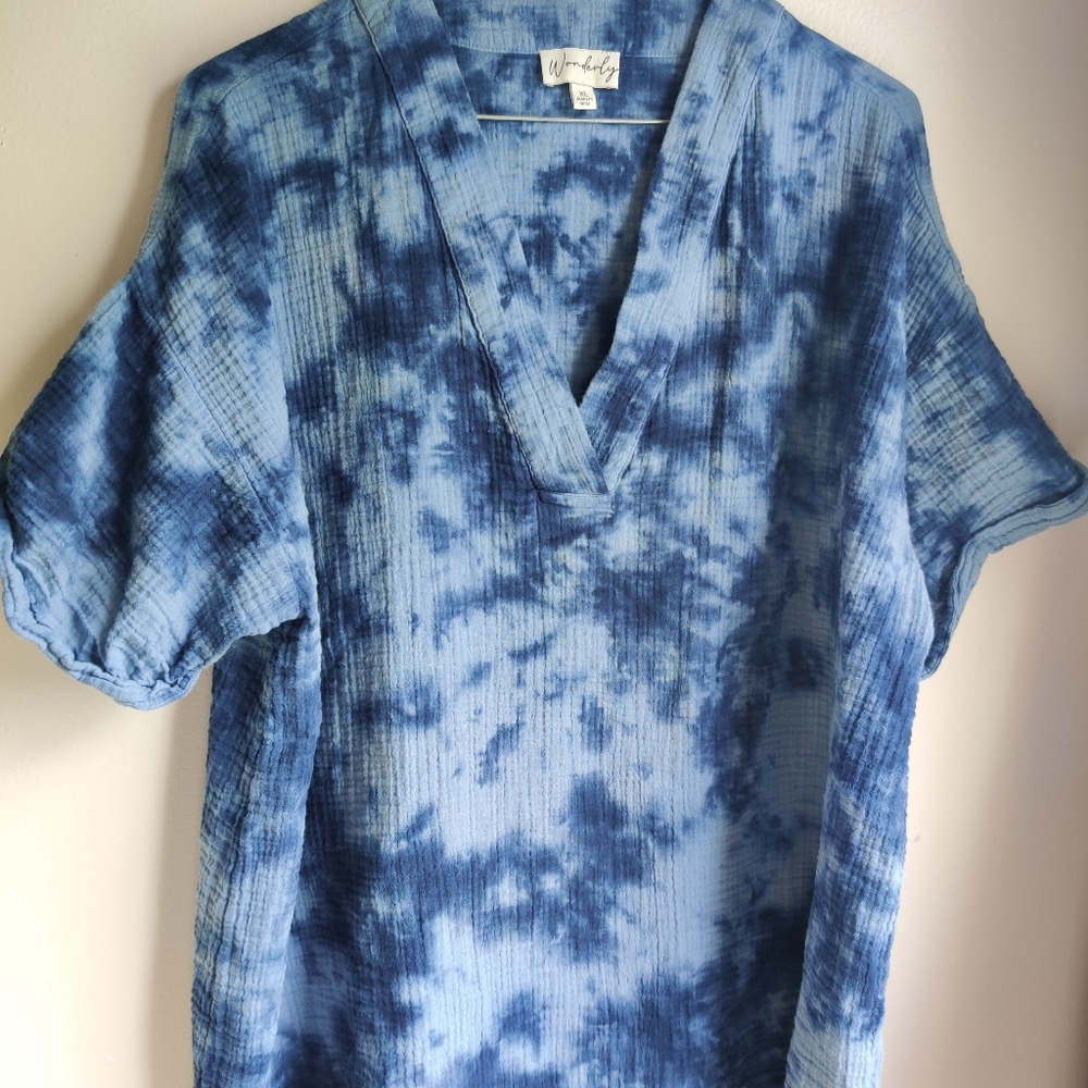 Boho Wonderly Blue Shirt